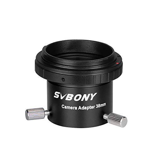 SVBONY SV186 범용 T2 카메라 포토 어댑터 맥스 OD 38mm 외부 직경 접안렌즈 캐논 SLR DSLR 카메라 and 접안렌즈 투사 사진촬영용 T 링
