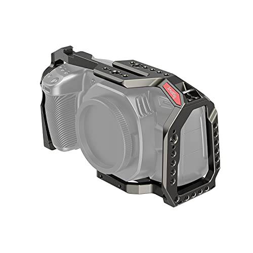 SmallRig 풀 카메라 케이지 BMPCC 4K/ 6K 블랙매직 디자인 포켓 시네마 카메라 4K& 6K  콜드슈, 나토 레일 - 2766