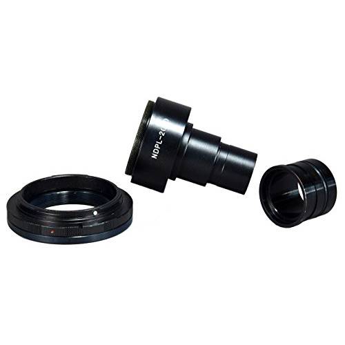 OMAX 현미경 어댑터 4 캐논 D-SLR w 2X 렌즈+ 23.2-30.5mm 어댑터