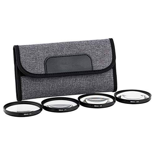 62mm Close-Up 필터 세트 (+ 2+ 4+ 8 and+ 10 Diopters) Magnificatoin 키트 보호 스토리지 파우치 디지털 카메라 and 캠코더