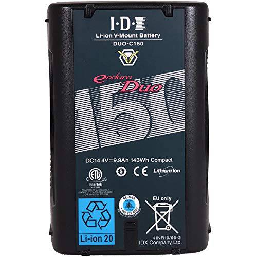 IDX 14.4V 143Wh V-Mount 배터리 D-Tap& USB 포트