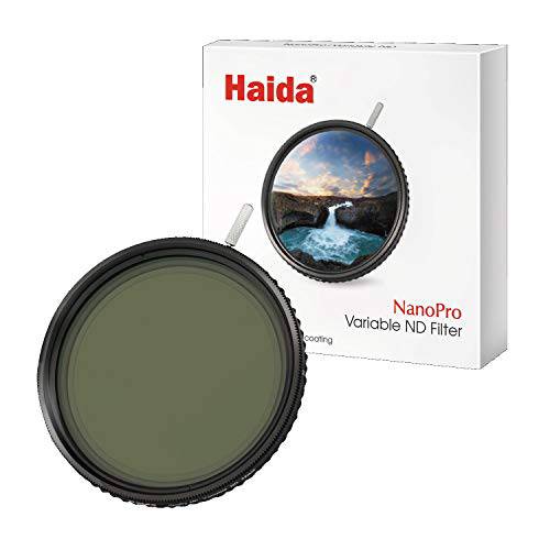 Haida NanoPro 62mm MC Vari ND 필터 가변 ND12 to ND400 4 스탑 to 9 스탑 중성 농도 HD4221-62