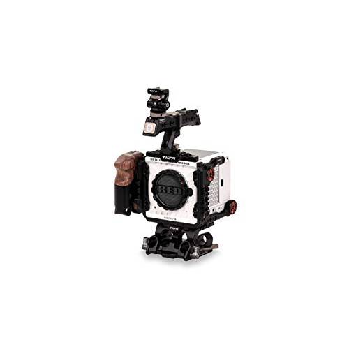 Tiltaing 카메라 케이지 키트 D 호환가능한 레드 Komodo 카메라 | 나토 레일, ARRI Rosette,  콜드슈 포함 | 블랙 | TA-T08-D-B