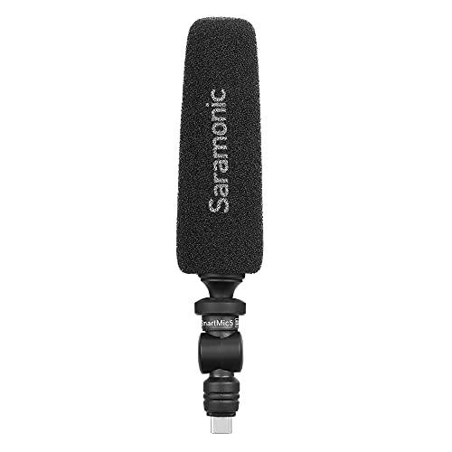 Saramonic 단방향 Micro-Shotgun 마이크,마이크로폰 USB-C 출력 안드로이드 스마트폰 or 태블릿, and 아이패드 프로 or 아이패드 에어 (SmartMic5 UC), SMARTMIC5UC
