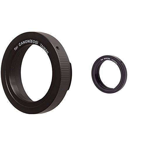 Celestron 93419 T-Ring 35 mm 캐논 EOS 카메라 ( 블랙)& 93402 T-Ring 35 mm 니콘 카메라 ( 블랙)
