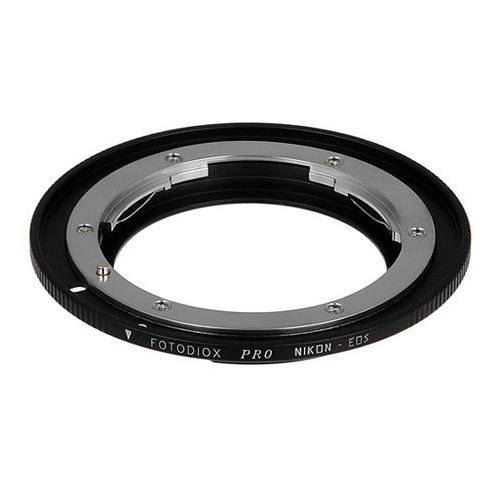 Fotodiox 프로 마운트 어댑터 니콘 F 렌즈 to 캐논 EOS EF-Mount 카메라, No 포커스 확인 칩