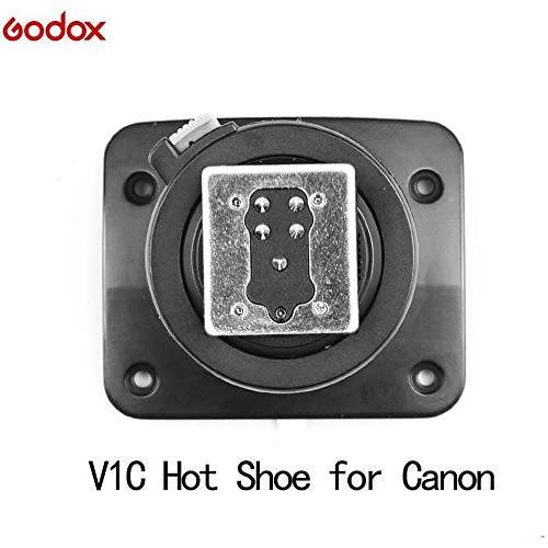 Godox V1C 핫슈 마운팅 Foot 고정 호환가능한 Godox V1-C 스피드라이트 플래시 Repai 파츠 (V1C 핫슈)