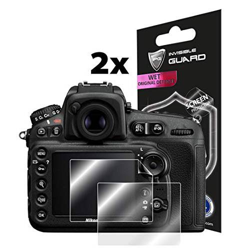 IPG 니콘 D850 D810 D750 D500 D810& D810a FX-Format 디지털 SLR 카메라 화면보호필름, 액정보호필름 (2 단위) 보이지않는 스크린 가드 - HD 퀄리티/ Self-Healing/ 기포 -프리