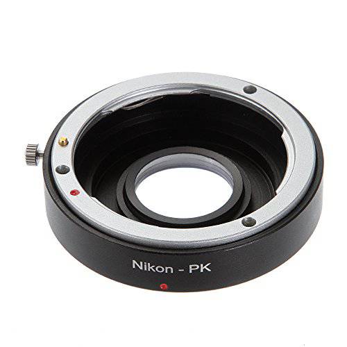 Foto4easy 렌즈 마운트 어댑터 니콘 F 렌즈 to PK 펜탁스 K 마운트 DSLR 카메라