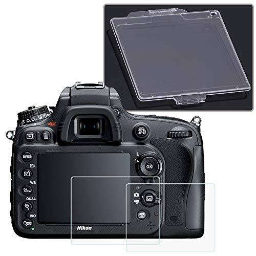 D600 D610 강화유리 화면보호필름, 액정보호필름 and 투명 ABS 커버 BM-14 니콘 D600 D610 Camera[2+ 1 팩], 파이어 락 Ultra-Clear Anti-Shatter 필름 and ABS 커버 니콘 D600 D610 디지털 Camer
