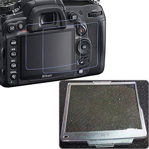 D7000 강화유리 화면보호필름, 액정보호필름 and ABS 커버 BM-11 니콘 D7000 Camera[2+ 1 팩], 파이어 락 Ultra-Clear 0.3mm Bubble-Free 필름 and ABS 커버 니콘 D7000 디지털 카메라