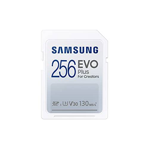 삼성 EVO 플러스 풀 사이즈 32 GB SDXC 카드 130MB/ s 풀 HD& 4K U HD, UHS-I, U3, V30 (MB-SC256K/ AM)