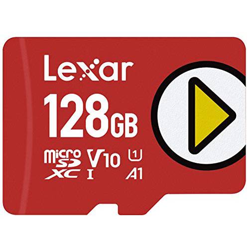 Lexar 플레이 128GB microSDXC UHS-I-Card, Up To 150MB/ s Read, Compatible-with Nintendo-Switch, 휴대용 게이밍 디바이스, 스마트폰 and 태블릿 (LMSPLAY128G-BNNNU)