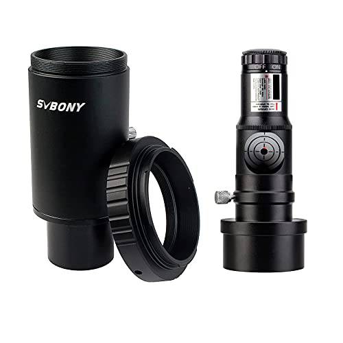 SVBONY T 어댑터 and T2 T 링 어댑터 텔레스코프 카메라 어댑터 SV121 레드 레이저 콜리메이터