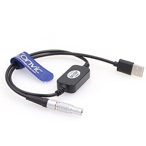 Eonvic 12V USB to 2 핀 파워 어댑터 케이블 Samll HD Teradek 볼트 프로
