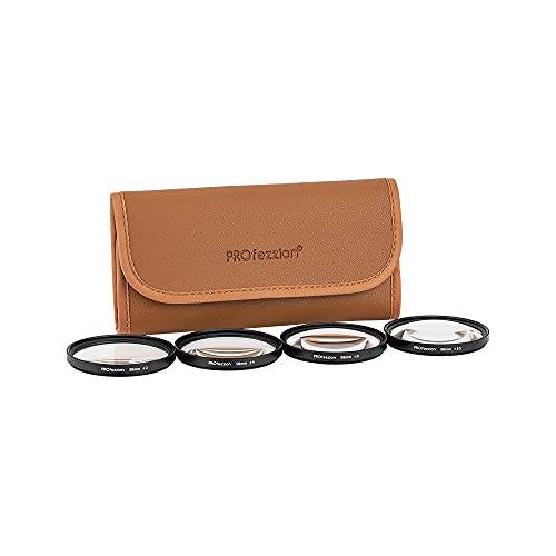 PROfezzion 40.5mm Close-Up 필터 키트 (+ 2+ 4+ 8+ 10) 매크로 렌즈 필터 세트 소니 A6000 A6100 A7C E PZ 렌즈/ FE 렌즈& Other 렌즈ES 40.5mm 필터 스레드