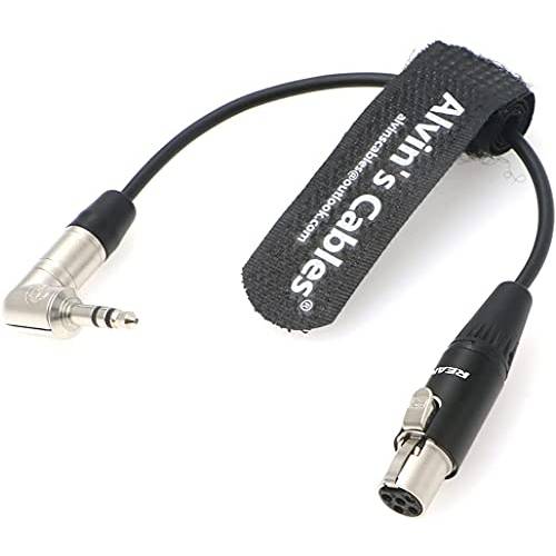 Ta5f to 3.5mm 잭 TRS Audio-Cable Lectrosonics-DCHR-Receiver to 카메라 Alvin’s 케이블 20cm|8inches