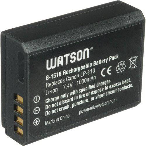 Watson LP-E10 Lithium-Ion 배터리 팩 (7.4V, 1000mAh)