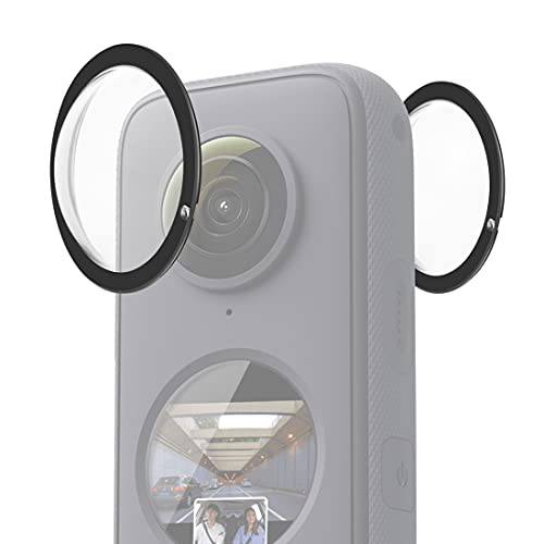 PULUZ 듀얼 렌즈 가드 Insta360 원 X2 PC 보호 커버 케이스 Insta 360 원 X2 스포츠 카메라 악세사리