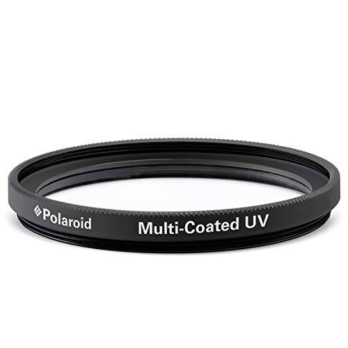 Polaroid Optics 43mm UV 필터 | 보호 자외선 필터 흡수 Haze, Improves 이미지&  보호 렌즈 from Atmospheric 데미지 | 슬림 Multi-Coated 글래스 (PLFILUV43)