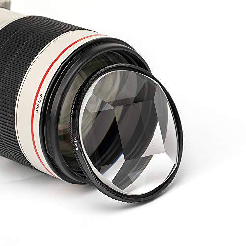 카메라 필터 77mm Fractal 스페셜 이펙트 필터 4+ 1 프리즘 SLR 악세사리 프리즘 필터
