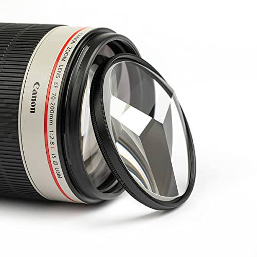 사진촬영용 스페셜 효과 필터 77mm Fractal 트리플 프리즘 카메라 글래스 프리즘 SLR 렌즈 악세사리