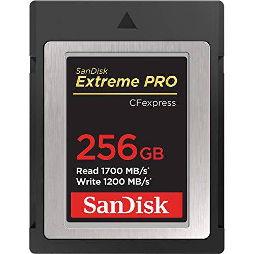 SanDisk 익스트림 프로 256GB CFexpress Type-B 메모리 카드, 1700MB/ s Read, 1200MB/ s Write