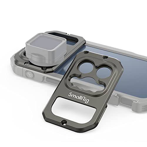 SmallRig 17 mm 스레드 렌즈 백플레인, 알루미늄 합금 렌즈 백플레인 견고한 and Wear-Resistant, 렌즈 백플레인 Only 아이폰 13 프로 케이지 3562& 3607-3635