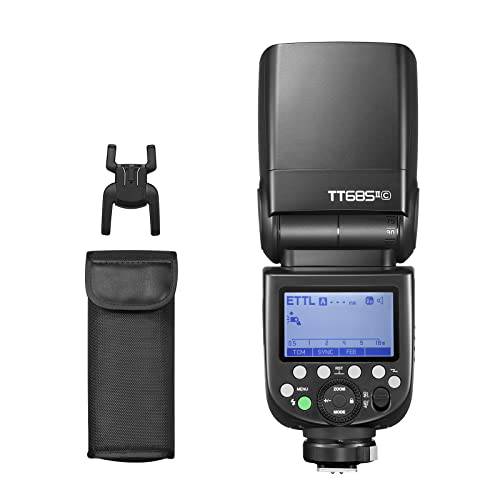 Godox TT685II-C 카메라 플래시 스피드라이트, 2.4G HSS 1/ 8000s TTL GN60 플래시 Compatibe 캐논 카메라
