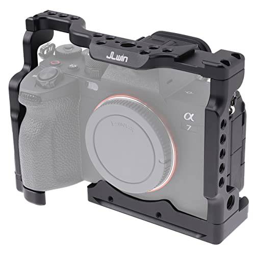 Fotga JLwin 합금 알루미늄 카메라 케이지 브라켓 스테빌라이저 소니 A7IV A7 Mark IV A7M4 미러리스 카메라 비디오 필름 제작