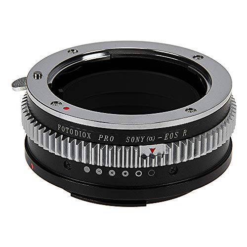 Fotodiox 프로 렌즈 마운트 어댑터 호환가능한 소니 알파 A-Mount (and 미놀타 AF) DSLR 렌즈 to 캐논 RF (EOS-R) 마운트 미러리스 카메라 Bodies