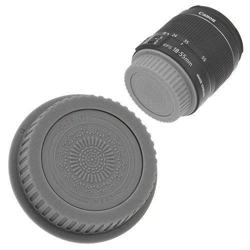 Fotodiox 디자이너 (그레이) 렌즈 리어,후방 캡 호환가능한 캐논 EOS EF and EF-S 렌즈
