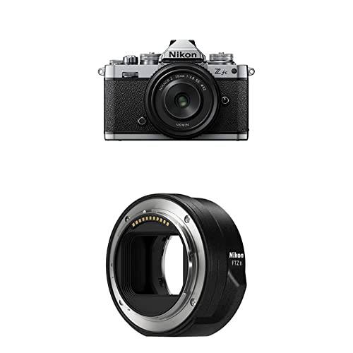 Z fc DX-Format 미러리스 카메라 바디 w/ NIKKOR Z 28mm F/ 2.8 (SE) 니콘 마운트 어댑터 FTZ II
