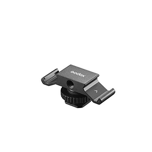 Godox VSM-H02 듀얼 콜드슈 연장 마운트,  핫슈 카메라 플레이트 마이크,마이크로폰 LED 비디오 라이트 스탠드 확장가능 바 브이로그 악세사리
