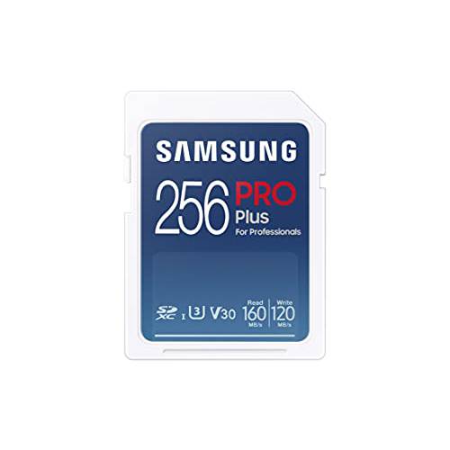 삼성 프로 플러스 풀 사이즈 SDXC 카드 256GB, (MB-SD256K/ AM, 2021)