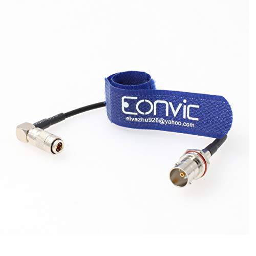 Eonvic HD SDI 동축, Coaxial,COAX 비디오 케이블 75ohm RG174 BNC Female to DIN 1.0/ 2.3 직각 RF 케이블 블랙매직 HyperDeck 셔틀