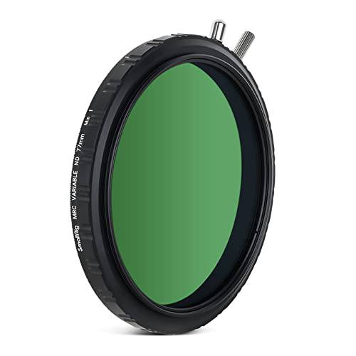 SmallRig 77mm VND 필터, 9 레벨 라이트 Extinction 가변 ND 필터, 18 레이어 코팅 MRC 렌즈 Fitter DSLR 카메라 미러리스 카메라 - 3590