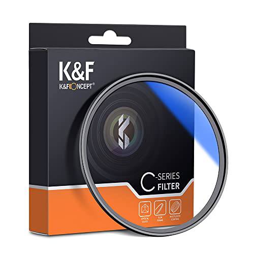 K& F Concept 55mm UV 필터, 렌즈 필터 MC 보호 Japan 광학 글래스 슬림 프레임 카메라 렌즈