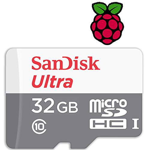 STEADYGAMER - 32GB 라즈베리 파이 Preloaded (Raspbian/ 라즈베리 파이 OS) SD 카드 | 4, 3B+ (플러스), 3A+, 3B, 2, Zero 호환가능한 모든 파이 모델