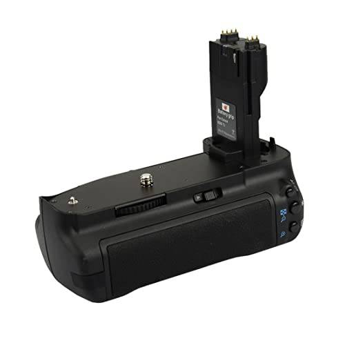 DSTE 교체용 프로 BG-E7 버티컬 배터리 그립 호환가능한 캐논 EOS 7D SLR 디지털 카메라 as LP-E6