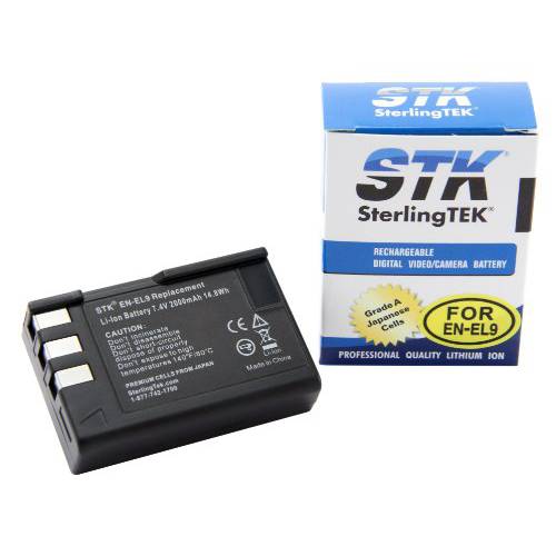 STK EN-EL9 EN-EL9a 배터리 교체용 니콘 D3000, D5000, D40, D60, D40X