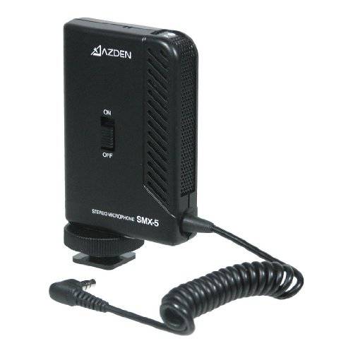 Azden SMX-5 컴팩트 스테레오 SLR 마이크,마이크로폰