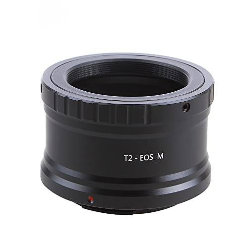 Foto4easy T2 T 마운트 렌즈 to 캐논 EOS M 어댑터 캐논 EOS M M1 M2 M3 M5 M6 M10 M50 M100 카메라
