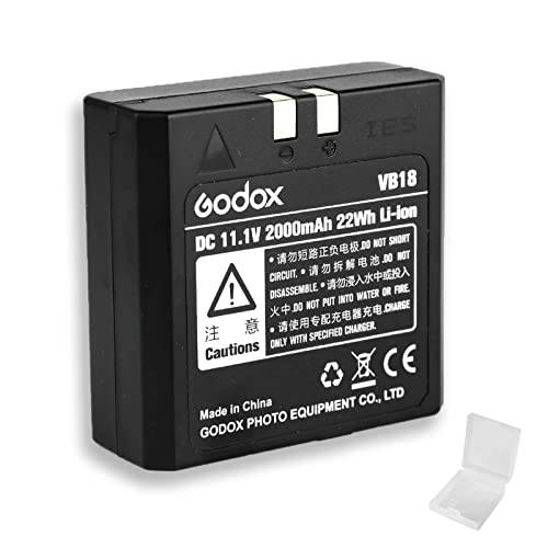 Godox VB18 리튬 배터리 DC 11.1V 2000mAh 배터리 호환가능한 Godox V860II-C V860II-N V860II-S V860II-F V860II-O V850II 카메라 플래시 스피드라이트