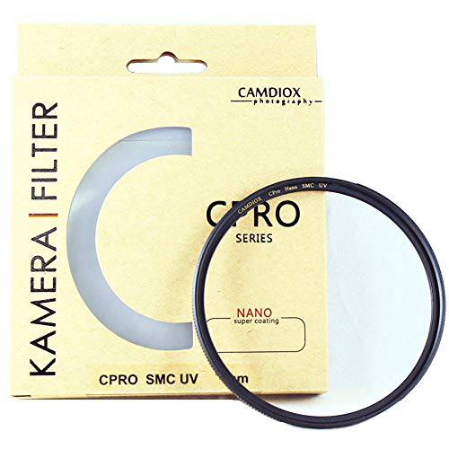 Camdiox CPRO 슬림 Multi-Coating UV 프로텍트 필터 - 16 레이어 소형 코팅 필름 디지털 SLR 미러리스 카메라 (95mm)