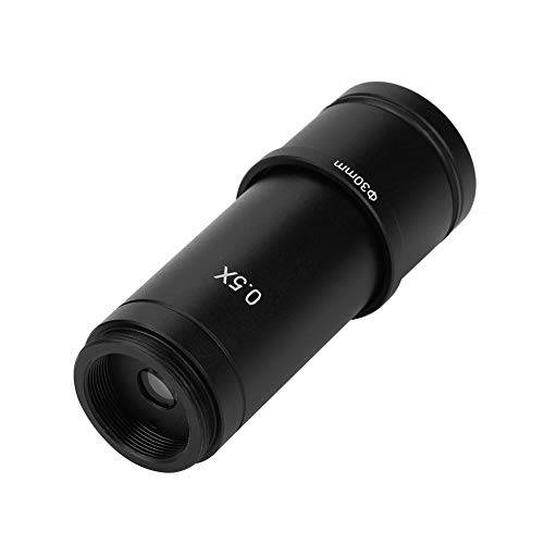 현미경 어댑터, 0.5X C-Mount 30/ 30.5mm 어댑터 현미경 CCD 카메라 접안렌즈 렌즈 블루 -반사 코팅