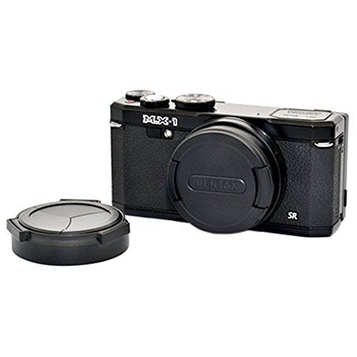 JJC ALC-MX1 오토 Self-Retaining 렌즈 캡 펜탁스 카메라 MX-1 (블랙)
