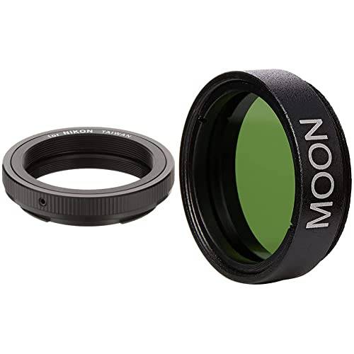 Celestron 93402 T-Ring 35 mm 니콘 카메라 ( 블랙)& 1.25 Moon 필터
