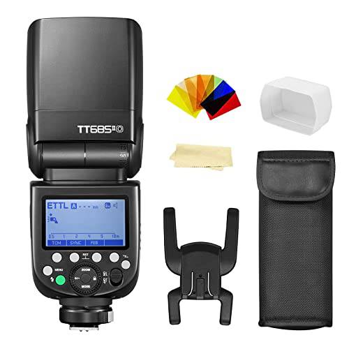 Godox TT685II-O 플래시 TTL 2.4GHz GN60 고속 동기화 1/ 8000s 카메라 스피드라이트 스피드라이트 라이트 호환가능한 올림푸스 Cameras(TT685O 업그레이드된 버전)