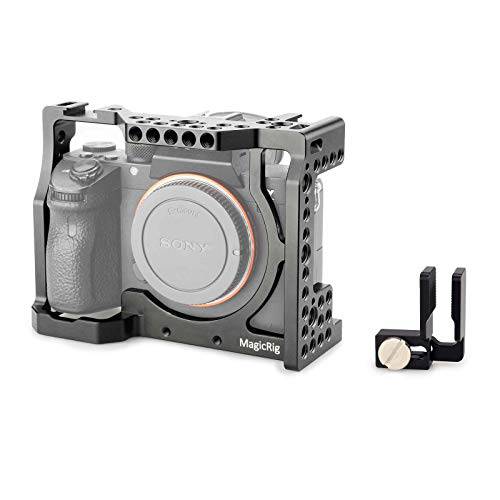 MAGICRIG 카메라 케이지 and HDMI-Compatible 케이블 클램프 소니 A7RIII/ A7III/ A7M3